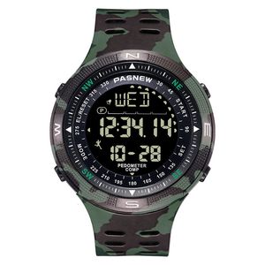 Orologi da polso Multifunzione Orologio militare impermeabile Bussola Orologio da polso sportivo digitale da uomo Posizione luminosa Ritorno Orologio da polso elettronico maschile 221122