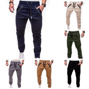 Pantaloni da uomo 6 colori primavera sport allentati tuta corta casual elastico in vita corsetto harem