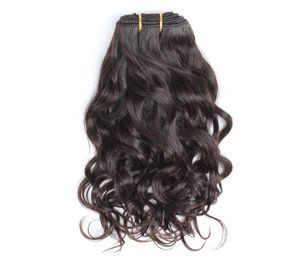 Bella Hair Brazilian Hair Weave Virgin Natural Color Wave Wavy przedłużanie Double Weft cala pclot3773502