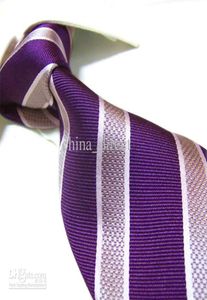 Mens extra lange stropdas ge miteerde zijden streep tie gewoon Jacquard banden cm pcslot203335846896