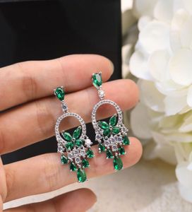 Lady Pandent Brincos Designer Diamond Brincha Stud 925 Sterling Silver Ear Ring for Women Superior Quality n￣o al￩rgica com Box7947278