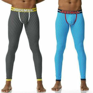 Calcinha térmica masculina jockmail sexy long Johns calça homens homens térmicos algodão imprimido mass de fundo dormindo leggings calça 221122