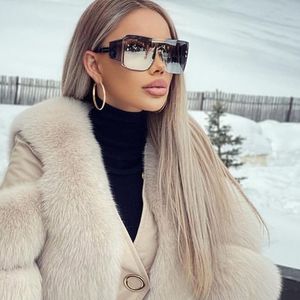 Sonnenbrille Einzigartige Sexy Coole Einteilige Für Frauen Und Männer Luxus Marke Flache Breite Bein Legierung Sonnenbrille Weibliche Quadrat Hip Hop Shade 221122