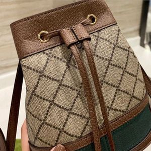 مصرفي مصمم الجسم- حقيبة دلو الكتف رسول النساء حقائب اليد الكلاسيكية طباعة Crossbody القابض محفظة حقيبة يد معدنية