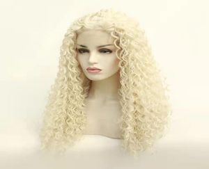 Ladies Front Lace Wig Curly Body Wavy Brazilian Virgin European and American Popular Style Colors6123080