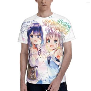 Męskie koszulki kenja no deshi wo nanoru, wyznała się uczeń mądrego mężczyzny Kendeshi t Shirt cosplay anime kawaii tshirt