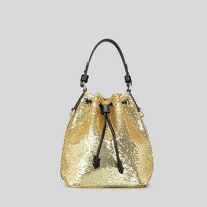 Shoulder Bags Evening Bags Fashion Shinny Sequins Buckets Bag Designer Women Handbags Luxury Shoulder Crossbody Bags Bling Evening Party Small Tote Purses 221123