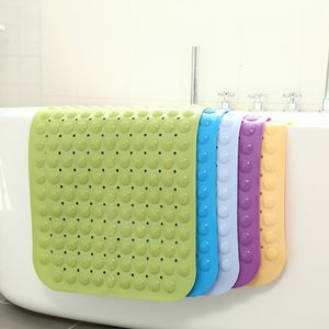 Bath Mats 35x70CM PVC Mat Waterproof Rug Bathroom Carpet Anti Slip Suction Feet Massage Cushion Pad Shower Toilet Floor Door Supplies 221123