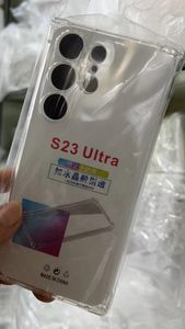 1,5 мм мягкие ТПУ Шокопродавшие случаи для Samsung S23 Ultra S23 Plus Galaxy M54 A14 5G Antive Fall Bacbag.