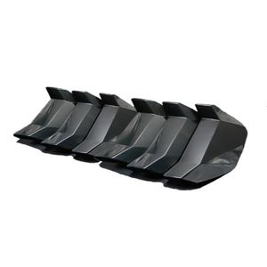 Tapa de la luz trasera del autom￳vil Cubierta decorativa calcoman￭a decorativa l￡mparas de cola negras ahumadas Inyecci￳n de la capucha PC transparente moldeado 6pcs/set para Ford Mustang 2018-2022