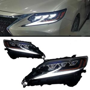 Светодиодные лампы для фар для Lexus ES ES200 ES300 13-17, матричный стиль, сменные DRL, дневные огни