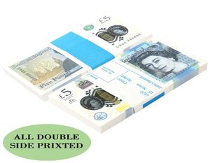 Fake UK Libras GBP British Copy 5 10 20 50 Jogo comemorativo Prop Money Authentic Film Edition Filmes Jogar Fake Cash Casino Po989490773AT