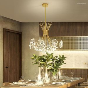 Lâmpadas pendentes Modern Creative Creative Dandelion Flower Chandelier Led Room Living Restaurant Shop Store Home Decoration Bouquet Lamp 13 Heads