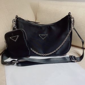 5A Top -Qualität Designer -Totentaschen Duffle Nylon Leder berühmte Handtasche Lady Kette Crossbody Bag