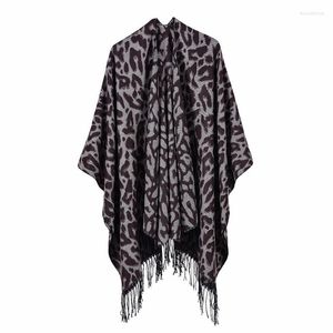 Szaliki 2022 Projekt mody Autumn zima ciepłe ponchos i peleryny dla kobiet duże szalę owijają kaszmirowe paszmina bufanda bufanda