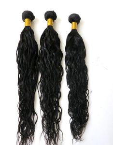 Virgin Brazilian Hair Bundles Human Hair Weaves Wefle Natural Wave Wefts cala nieprzetworzone peruwiańskie indyjskie mongolskie włosy norki E5059214