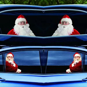 Kreativa jullekorationer klistermärke bilfönster glasklistermärken F1123