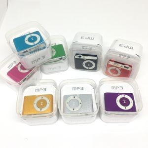 Wholesale Mini Clip MP3 Player without Screen- Support Micro TF SD Card Slot 8 Colors Portable Sport Style MP3 Music Players