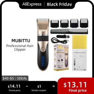 Hårtrimmer Professionell Clipper Herrbarber Beard Rechargeble Cutting Machine Ceramic Blade Low Noise Adult Kid Cut 221122