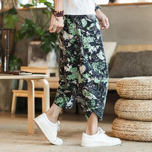 Männer Hosen Männer Harajuku Harem Sommer Baumwolle Leinen Joggers Hosen Männliche Vintage Ethnische Thailand Nepal Bali Stil Jogginghose Plus größe