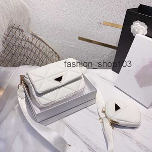 Fashion Shoulder Women Bags Designer Chain bag P Strap Handbag Leather Crossbody Highs quality Handbags Flap Bag White Black Wallets 2023