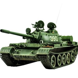 Elektrikli RC Araç Hooben Tam Set 1 16 RC Motorlu Kit T55A Rusya Orta Sovyet Tankları Metal Şanzıman Varil Fincan Çıkma Süspansiyonu T 55 221122