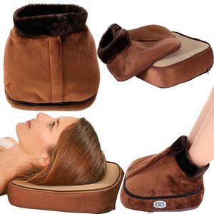 Coperta elettrica US EU Riscaldata per la cura dei piedi Riscaldatore riscaldatore 110 220V Massaggiatore per piedi unisex Pantofola grande Calore Scarpe da massaggio calde 221122