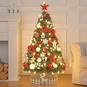 Рождественские украшения 60 см. Роскошное дерево, сверкающие красочные подарки, стена висит искусственный дом 221123
