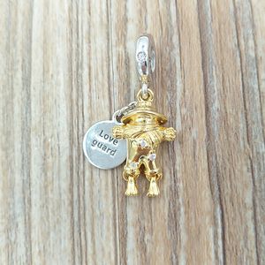 925 Binchas de prata esterlina ScareCrow Guardian Pingente Charms Charms Charm