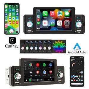 5 polegada apple carplay carro estéreo rádio fm mp5 player android auto mirrorlink bluetooth mãos livres tf usb receptor fm sistema de áudio