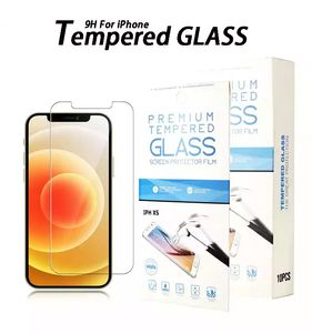 9H 0,33 mm transparenter, kratzfester Displayschutz für 7 8 Plus 14 Pro Max gehärtetes Glas Film XR XS 11 12 13 Mini Schutzhülle mit Einzelhandelsverpackung