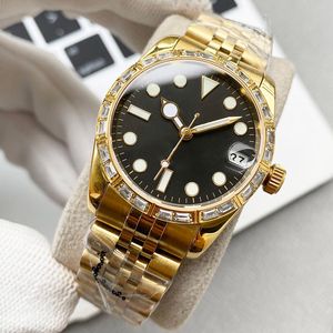 Women Watch Automatic Mechanical Watches Case mit Diamond Sapphire Design Lady Armbandwatch Waterd 100 m Edelstahl 32 mm Montre de Luxe