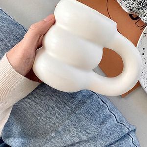 Mugs 300ml Nordic Ins Wind Creative Design Tire Ceramic Mug Large Capacity Porcelain Coffee Milk Tea Cups Novelty Gifts