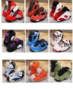 Tofflor kvinnor tuff sneakers basket skor vinterälskare söta varmt hemhus golv inomhus fluffiga roliga tofflor unisex