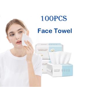 Tissue 100PCS Disposable Face Towel Travel Cotton Makeup Wipes Cleansing Pads Soft High Quality 221121