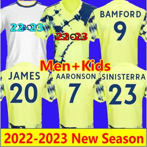 2022 2023 Home Away 3rd Soccer Jerseys 22 23 Wit geel zwart voetbal shirts volwassen mannen maat S-XXL Kids Set uniform