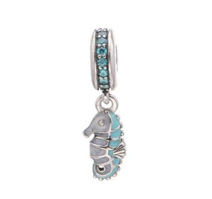 Seahorse Charms Silver Fits Pulseras de joyer￭a S925 Sterling Slide Calidad LW432H82560264