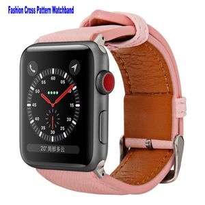 Square Bands Compatible med Apple Watch Band 38mm 40mm 41mm 42mm 44mm 45mm 49mm Smartwatchs Leather Wristband Starp för IWatch SE Series 8 7 6 5 4 3 2 1 Utral för kvinnors män