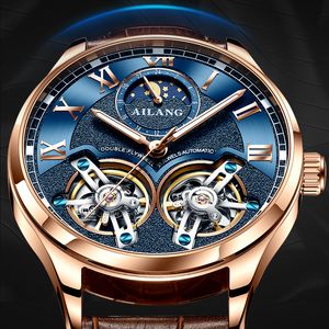 Armbanduhr Ailang Originalmarke Herren Luxus mechanisch -doppelstahlbandmode automatisch 221122