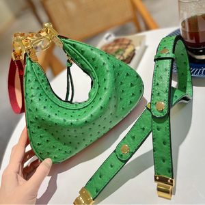 Designer Bag Women Luxury Shoulder Bags Attache Handbag Half Moon Cross body Lucky Bullhorn Bun Strap Letters Purse Fashion Crossbody Lady Tote bags