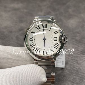 2022 New Fashion Womens Watch 33mm Stainless Steel Quartz Movement Hour Hand Watch Popular Waterproof Multifunctional Couple Wristwatch