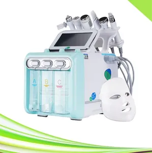 7 in 1 aqua microdermabrasion hydrodermabrasion pdt lamp led mask skin tightening hydro dermabrasio facial machine hydradermabrasion led light therapy equipment
