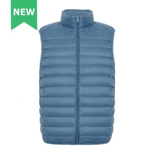 Męski Down Parkas Man 90% Kaczka kamizelka Ultra Light Gielt Casual Waistcoat Spring Autumn Kurtka Mężczyzna Dobra jakość 221123