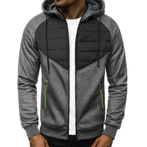 Herren Hoodies Sweatshirts Designer Jacke Herbst Winter Reißverschluss Mit Kapuze Longsleeve Patchwork S Mode S Slim Fit Oberbekleidung Mantel 221123