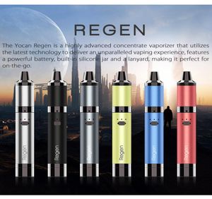 1100 mAh autentico 100 regen cera ecigarette kit yocan vape penna batteria Qtc 6 colori di concentrato portatile QDC Uni Yocans HSU6775396