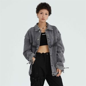 NOWOŚĆ FOR MEN I KOBIETY Zimowe płaszcze dżinsowe grube ciepłe ubrania High Street Spling Unikalny projekt pary hip -hopowe ubrania moda bawełniana kurtka CT74