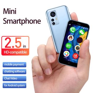 Telefoni cellulari originali Super Mini Android Smart SOYES 7S MTK6580 Quad Core 1GB RAM 8GB ROM 2.0MP Dual SIM card Schermo ad alta definizione sbloccato Smartphone