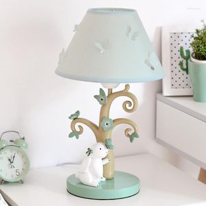 مصابيح طاولة الرسوم المتحركة لأضواء غرفة الطعام غرفة النوم LED LED STAND LIGHTIRES Home Deco Children's Desk Luminaire