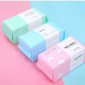 Tissue 100 Sheets Thick Soft Cotton Cleansing Disposable Face Dry Wipe Makeup Remover for Skincare 221121