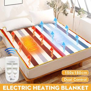 Electric Blanket Warmtoo 180x150cm Double Bed Heating Pad 220V Heated Throw Warm Thermal Heater 221122